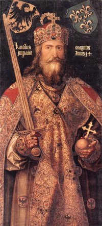 Charlemagne, portrait by Albrecht Dürer.